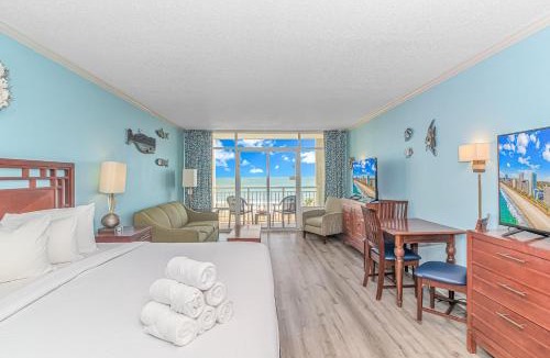 Myrtle Beach House | Oceanfront Studio with Incredible Resort Amenities! Indoor Waterpark and More! Dunes Village 406