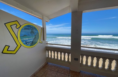 Rio Grande House | Oceanfront Two Side-by-Side Houses Sleeps 18 Near Rincon w/Private Beach Access