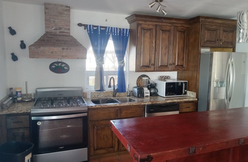 Playas de Rosarito Villa | Oceanfront Villa - king beds, smart tv's, fireplace, pool, jacuzzi, beach & bbq