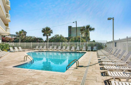Folly Beach House | Oceanfront villa steps from the beach w/private balcony & shared pool