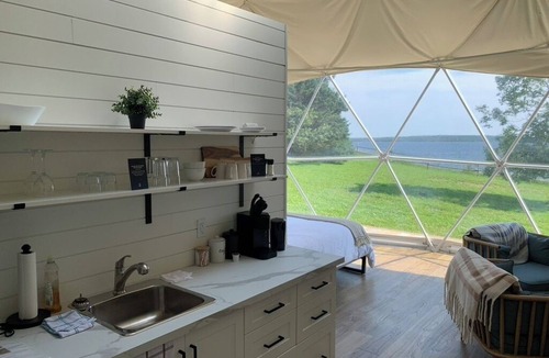 Feltzen South Cottage | Oceanside Glamping Dome near Lunenburg