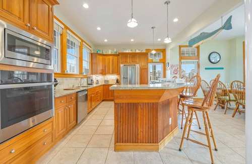 Ocean Isle Estates House | Oceanview Home in Avon w/Pool, Hot Tub, EV Charger, and Community Beach Access
