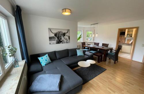 Michelfeld Apartment | OhPardon! MICHELFELD - Terrasse, Einzelbetten, Smart-TV