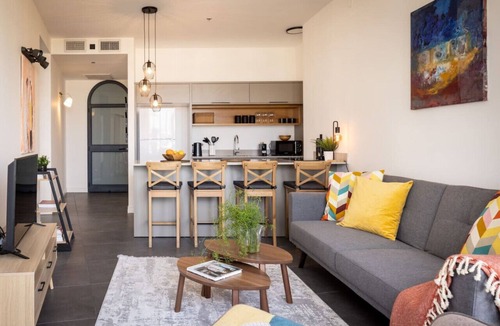 Haifa Apartment | Old Charm & Modern Meets in Haifa with Shelter
