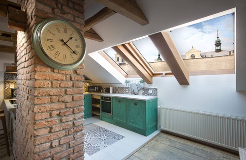 Prague 1 Apartment | Old Town Boho Chic Attic