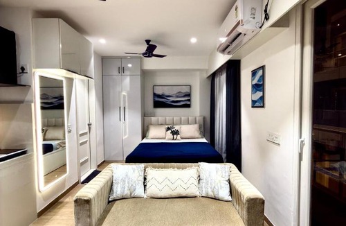 Viman Nagar Apartment | Olyra Living Modern Studio 5 Min Walk Airport
