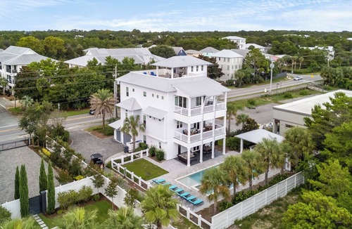 Santa Rosa Beach House | On 30A! Private Pool, Golf Cart and Rooftop Views