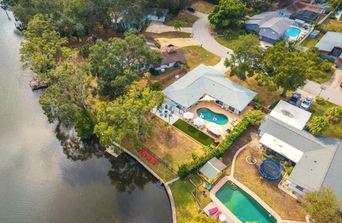 Largo House | On the Creek,Waterfront,Heated Pool,Game Room, Clearwater Florida