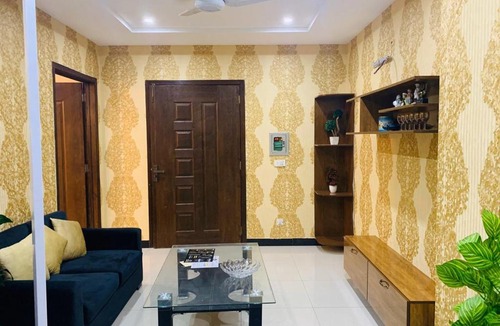 Bahria Town Apartment | One Bed Furnished Apartment with separate TV Lounge (Main Boulevard Bahria Town Lahore)