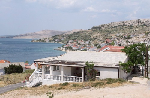 Metajna Apartment | One bedroom apartment with terrace and sea view Metajna, Pag (A-6426-b)