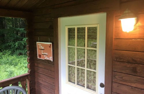 Dryden Cabin | One Room Log Cabin in beautiful Woodland Campground