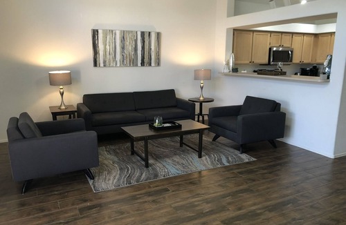 East Mesa House | One Story w/Htd Comm Pool & Spa: GOLF & Trails Nearby, Walk to Dine & Shop, Indoor Shuffleboard