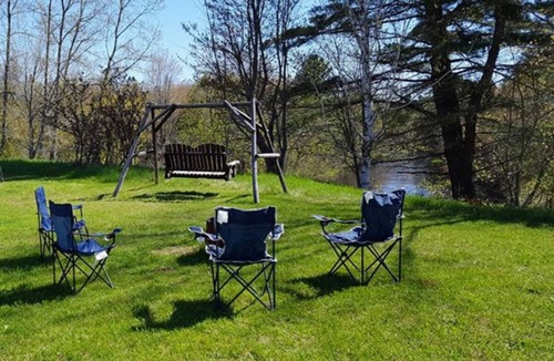 Germfask Apartment | Only 1 dollar cleaning fee at Pictured Rocks Basecamp on the Manistique River!