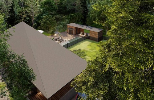 Kimitsu Villa | Only one pair per day, equipped with sauna and pool, "Miraculous villa surrounded by forest from 360 degrees".