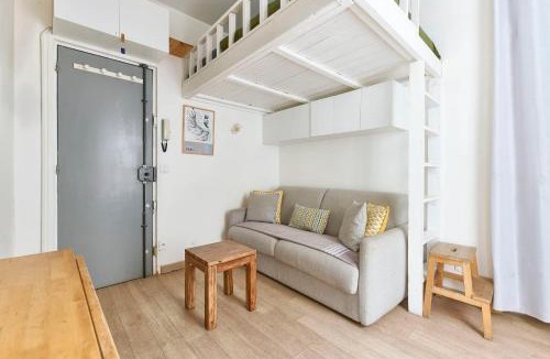 Chaussee-d'Antin Apartment | Opera 9th Cosy Studio with Mezzanine managed by Mey Agency