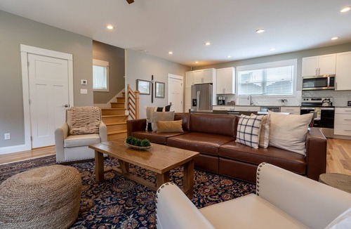 Woodfin Villa | Orange Blossom | Pet Friendly Luxury Asheville Villa with Hot Tub & EV Charger