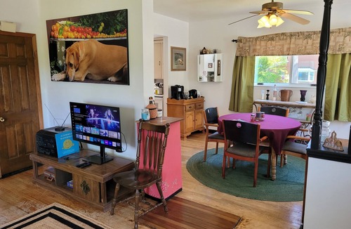 Oscoda House | Oscoda Hilltop Haven - Great Location near Beach and Downtown! Pet-Friendly with New Central A/C!