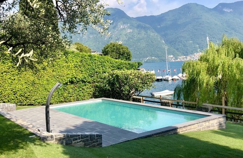Ossuccio Villa | Ossuccio Villa Darsena private lakeside villa with pool by Italian Apartments.