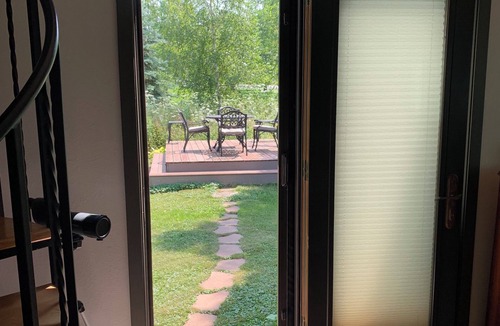 Oneida House | Our Thunder Moon Farm Stay- sleeps 7, framed by wildflowers. 4 miles to GB.