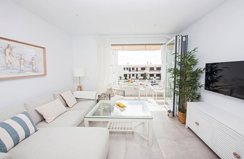 Los Canos de Meca Apartment | Overlooking the sea! New apt. with terrace 3 bedrooms+2 bathrooms&community pool