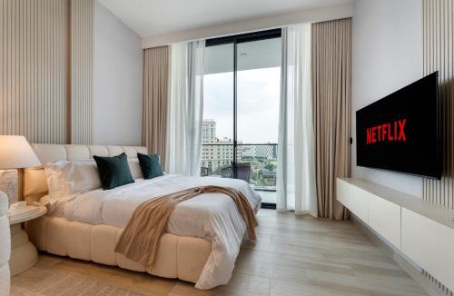 Al Barsha Apartment | Oxford Gardens Premium Studio with Cinema & Game Room