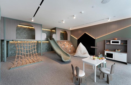 Al Barsha Apartment | Oxford Gardens Premium Studio with Cinema & Game Room