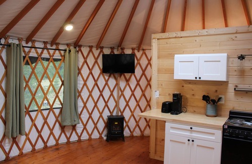 Ashford Apartment | Pacific Yurt at the foothills of Mount Rainier with new Hot tub-Fire Pit-Wifi