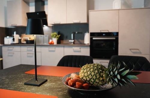 Kernstadt Apartment | Paderborn Oasis with Fireplace, Parking & Balcony, Stylish Home, 24/7 Check-in