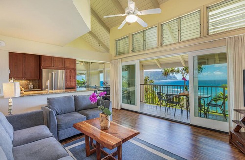 Princeville Condo | Pali Ke Kua 211 The Ultimate Oceanfront view!