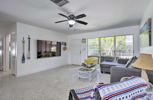 Palm City House | Palm City Canalfront Home w/Boat Dock & Fire Pit!