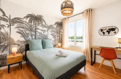 La Fayette-Eble Apartment | Palm Paradise - Ventilation & fraicheur - idéale famille et proche du centre-ville