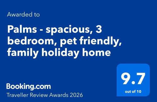 Lydstep House | Palms - spacious, 3 bedroom, pet friendly, family holiday home