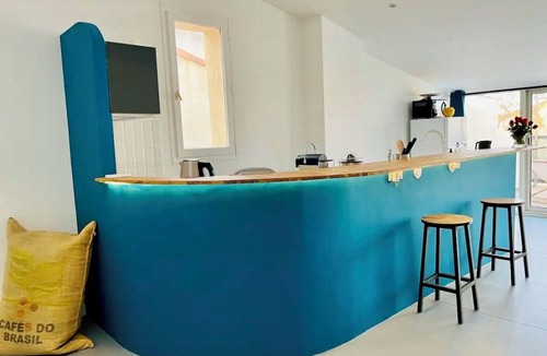Quartier du Panier Apartment | Panier Duplex — Terrace with Panoramic View of the Sea and the Rooftops of Marseille