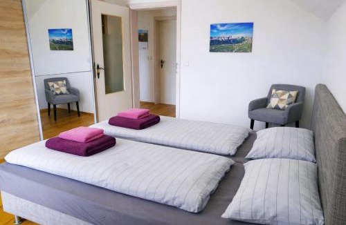 Marktoberdorf Apartment | Panorama Apartment im Allgäu mit Balkon, Garten und Stellplatz
