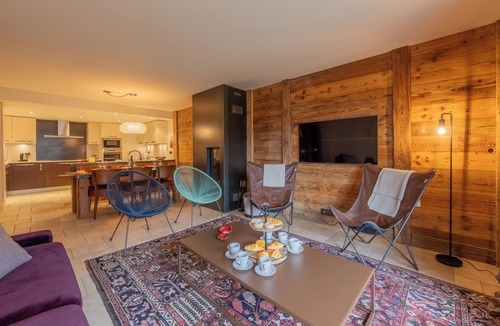 Les Praz-de-Chamonix Apartment | Panorama Mont-Blanc, Chamonix, France