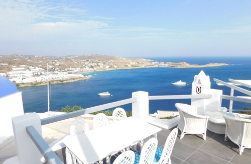 Psarou House | Panoramic 2 Floor Building without swimming pool