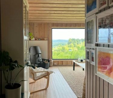 Sveio House | Panoramic Cabin With Forest And Mountain Views