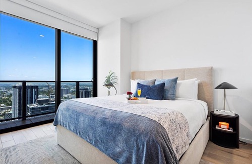 Downtown Miami Apartment | Panoramic City Balcony Suite with Wellness Perks