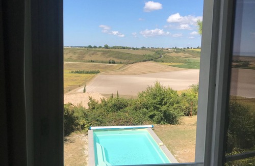 Saint-Romain-sur-Gironde House | Panoramic view of the Gironde estuary