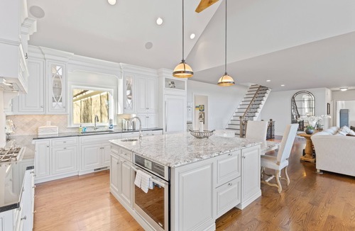 Bolton Landing House | Panoramic lake view acreage with game room, sauna & fireplace