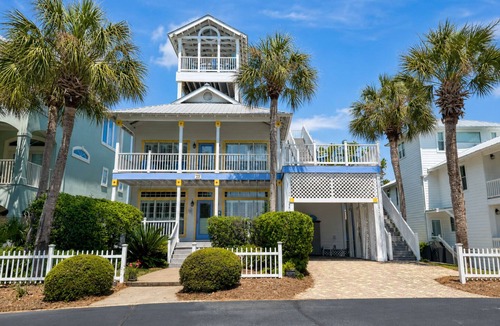 Dune Allen Beach House | Panoramic Ocean View ☀️ Near Beach | Family Friendly | Saltwater Pool ☀️ Barbie Bathroom!