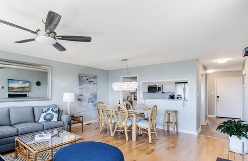 Caswell Beach Condo | Panoramic Oceanview, Expansive Deck, 2 Pools, Golf! Newly remodeled!
