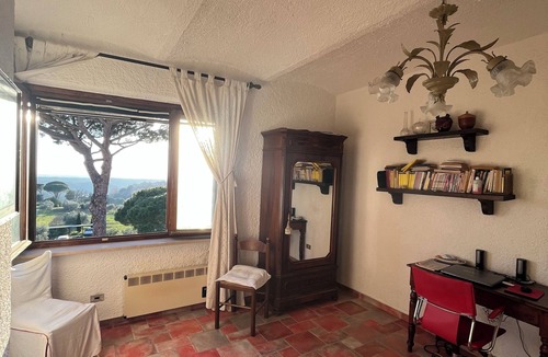 Montescudaio Apartment | Panoramic Penthouse Residence "La Villa" with swimming pool, tennis court, park