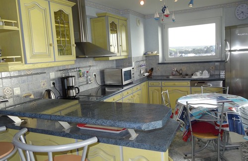 Pleneuf-Val-Andre Apartment | Panoramic sea view 250° from all 10 windows! Classified as 4* furnished tourist accommodation. WIFI Fiber