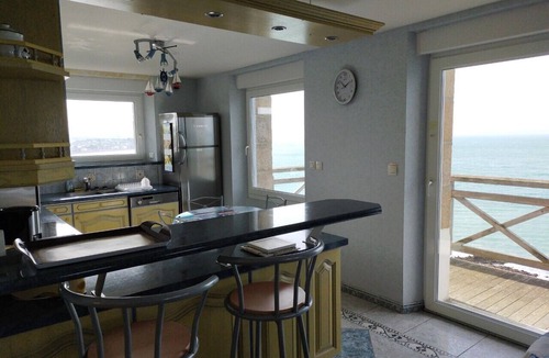 Pleneuf-Val-Andre Apartment | Panoramic sea view 250° from all 10 windows! Classified as 4* furnished tourist accommodation. WIFI Fiber