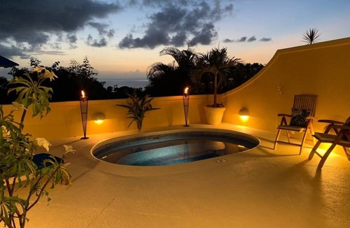 Lower Carlton Villa | Panoramic sea views, Modern home, private pool and 10 minute walk to the beach.