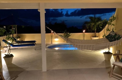 Lower Carlton Villa | Panoramic sea views, Modern home, private pool and 10 minute walk to the beach.