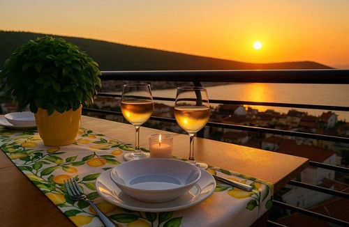 Amfilochia Apartment | Panoramic Seaview Blue Nest - Stylish Getaway