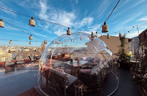Istanbul City Center Villa | Panoramic Terrace Oasis: Stunning Sea Views and Iconic Landmarks in Balat
