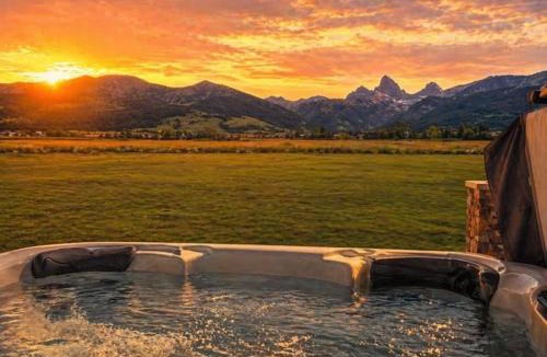 Driggs House | Panoramic Teton Views - Hot Tub - Theater Room